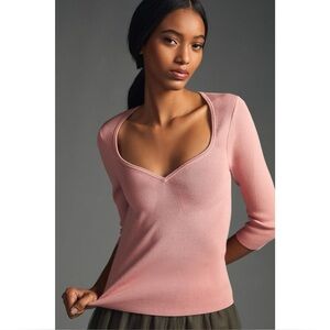 Maeve By Anthropologie Sweatheart Sweater